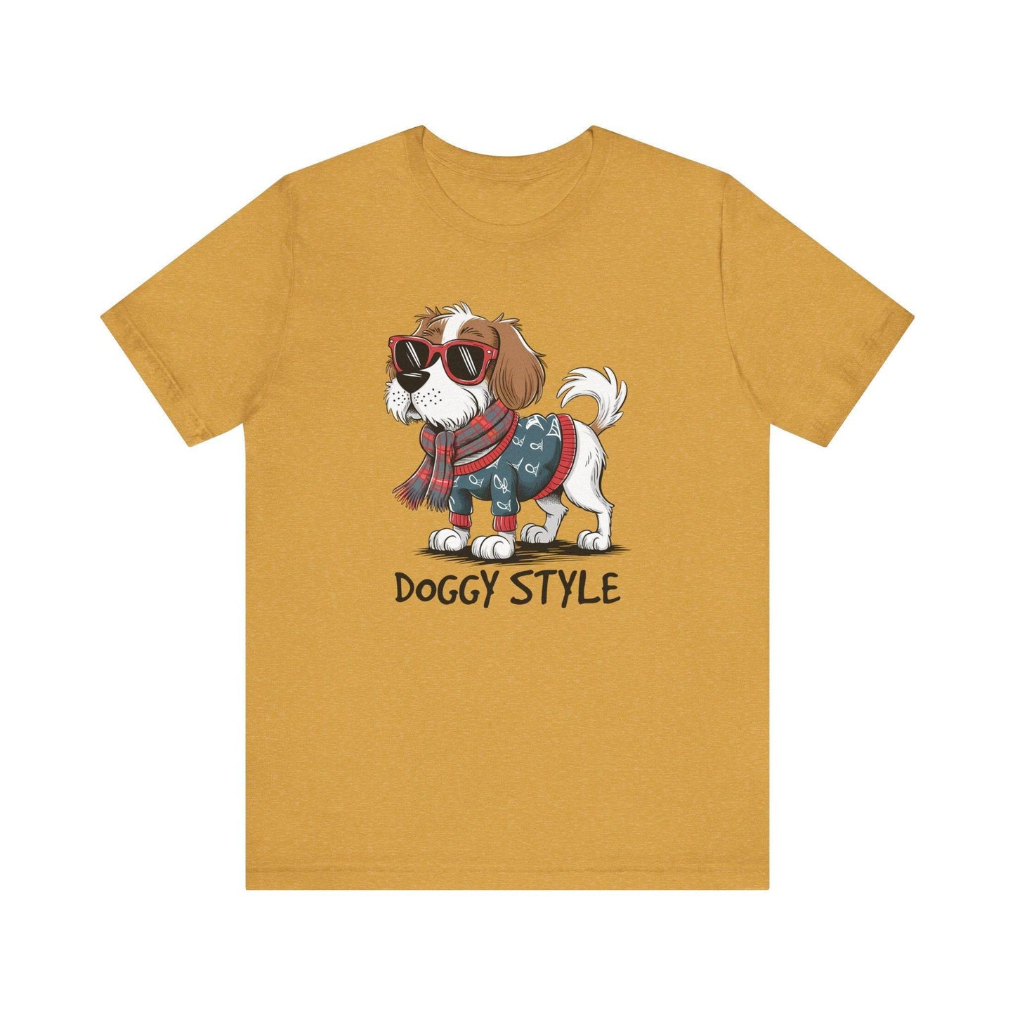 Doggie Style T-Shirt - Funny Pun Graphic Tee - Goateez Style