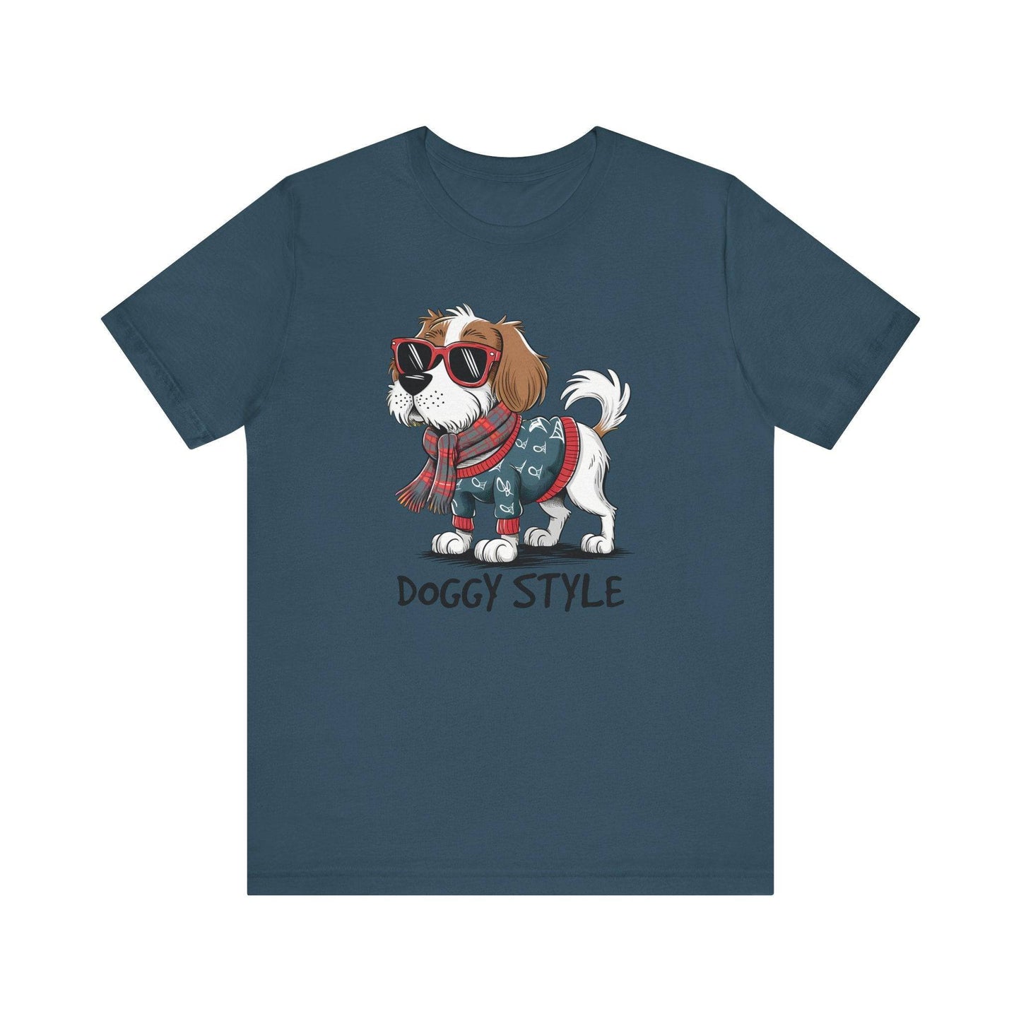 Doggie Style T-Shirt - Funny Pun Graphic Tee - Goateez Style