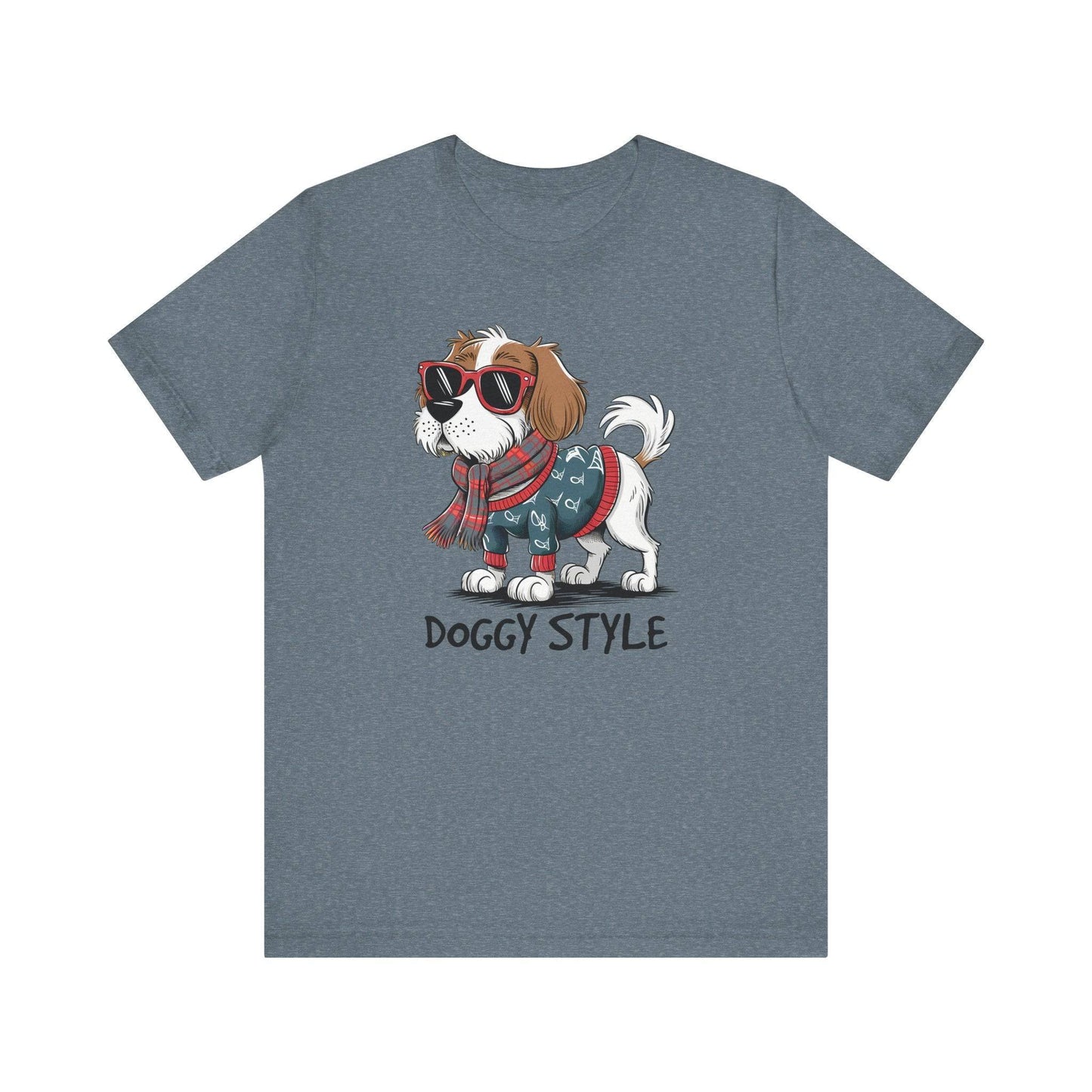 Doggie Style T-Shirt - Funny Pun Graphic Tee - Goateez Style