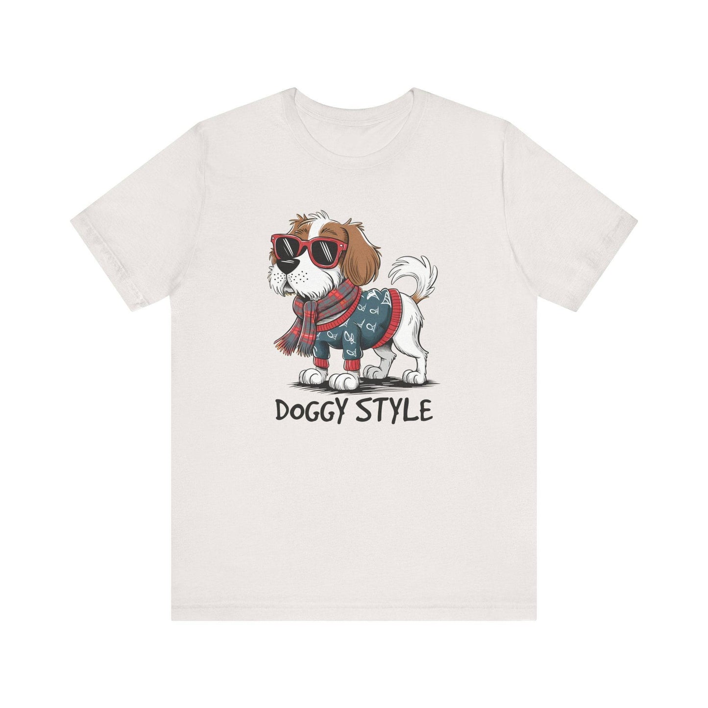 Doggie Style T-Shirt - Funny Pun Graphic Tee - Goateez Style