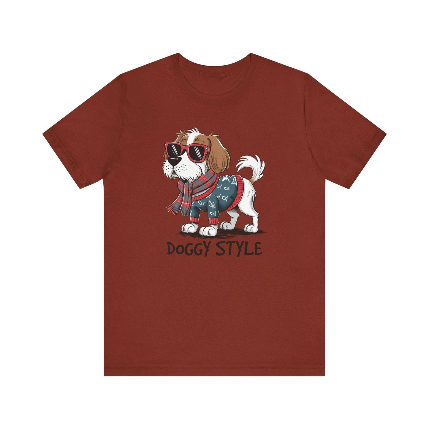 Doggie Style T-Shirt - Funny Pun Graphic Tee - Goateez Style