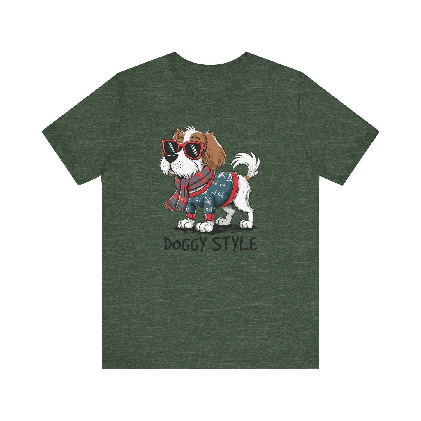 Doggie Style T-Shirt - Funny Pun Graphic Tee - Goateez Style