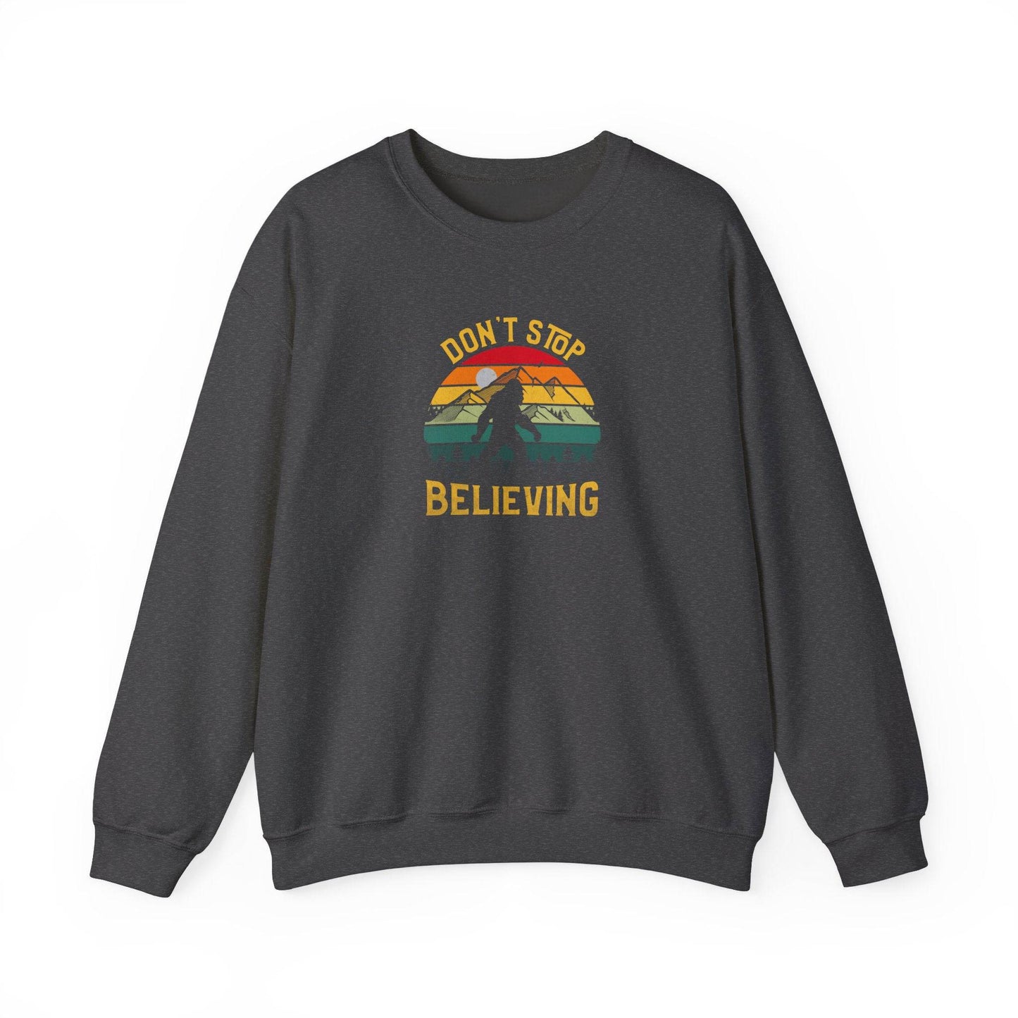 Don't Stop Believing Bigfoot Retro Sweatshirt - Goateez Style