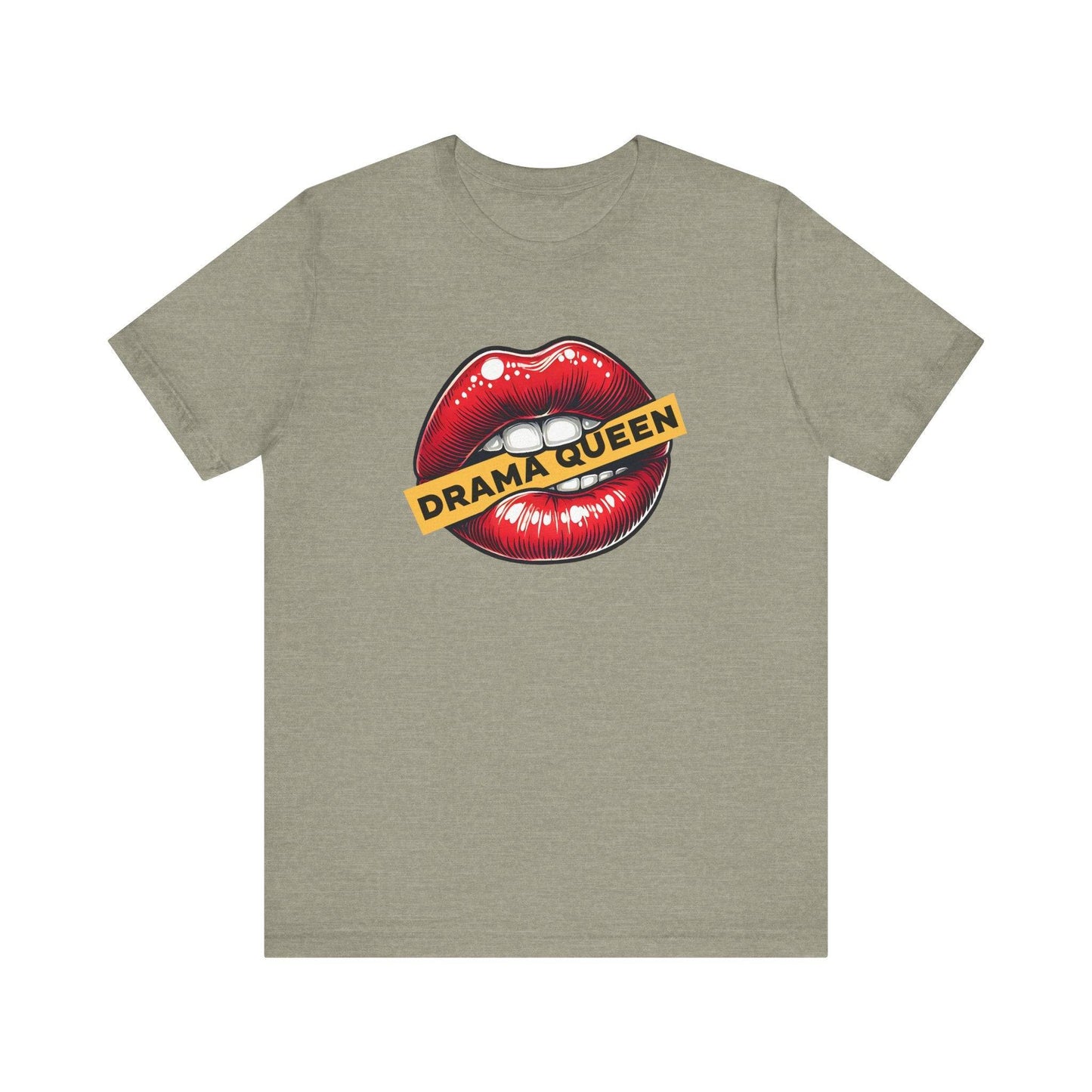 Drama Queen T-Shirt - Bold Lips Graphic Tee - Goateez Style