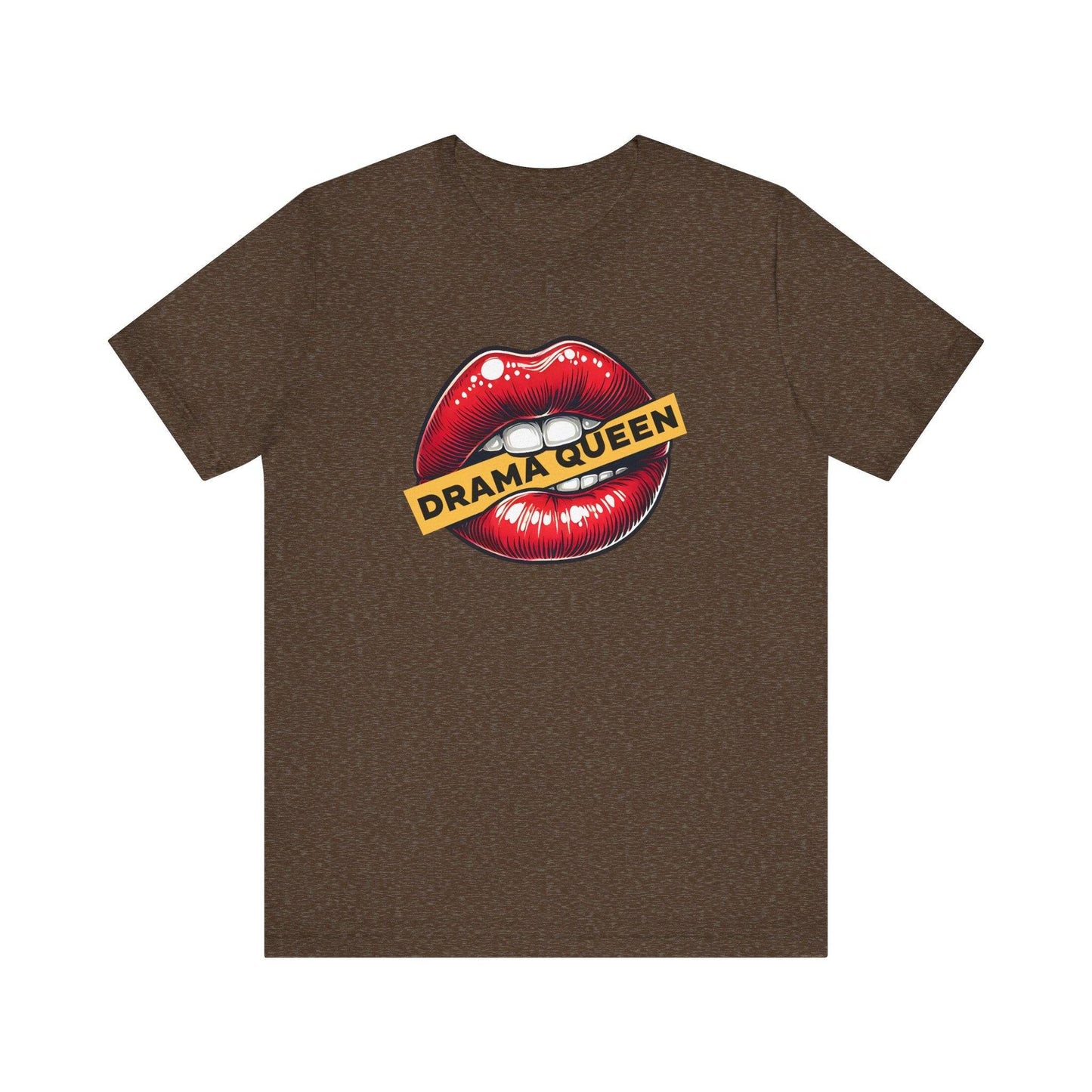 Drama Queen T-Shirt - Bold Lips Graphic Tee - Goateez Style