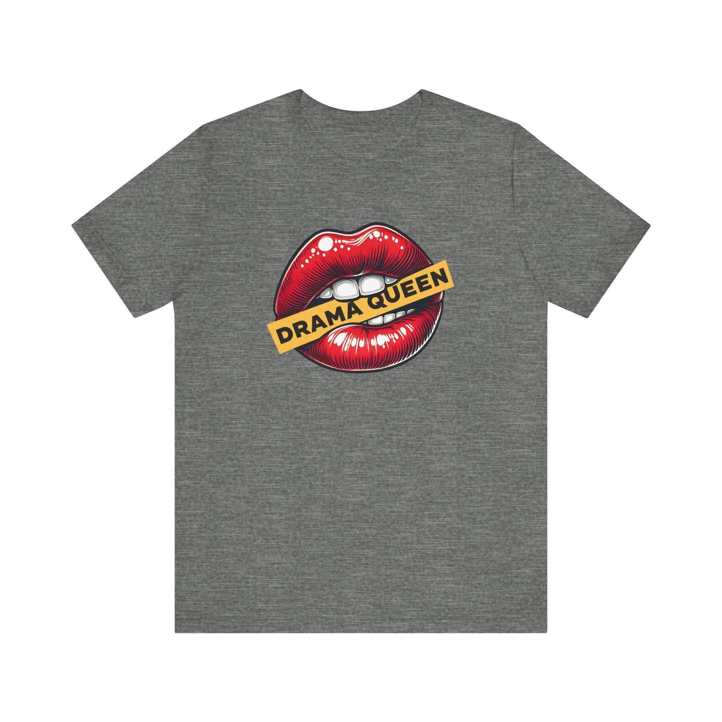 Drama Queen T-Shirt - Bold Lips Graphic Tee - Goateez Style