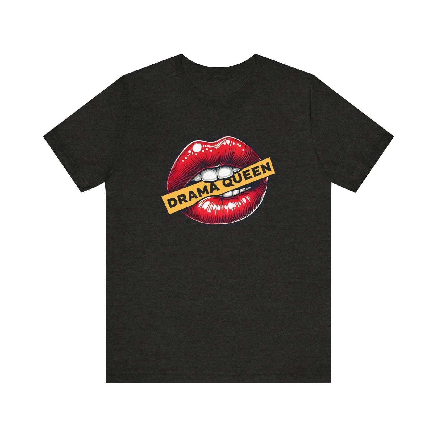 Drama Queen T-Shirt - Bold Lips Graphic Tee - Goateez Style