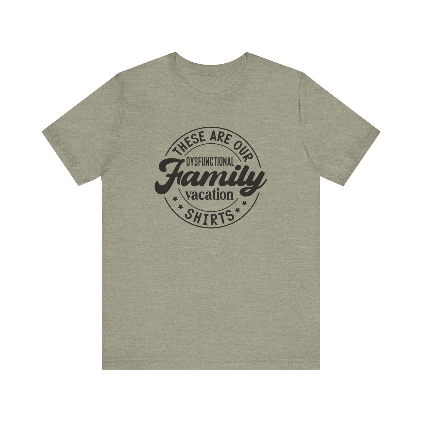 Dysfunctional Family Vacation T-Shirt, Funny Family Trip Tee, Humorous Vacation Shirt - Goateez Style