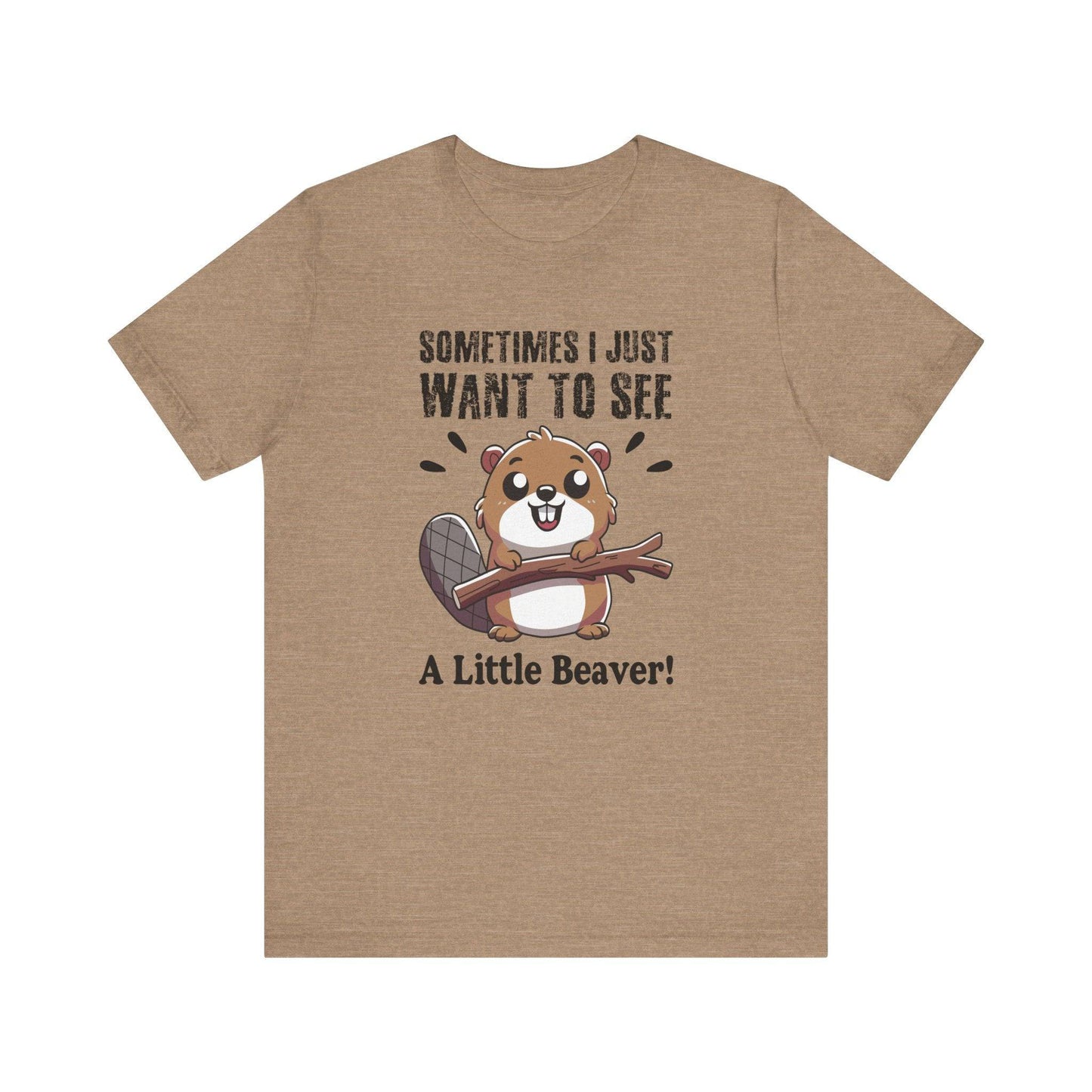 Funny Beaver T-Shirt - Cheeky Adult Humor Innuendo Tee - Goateez Style