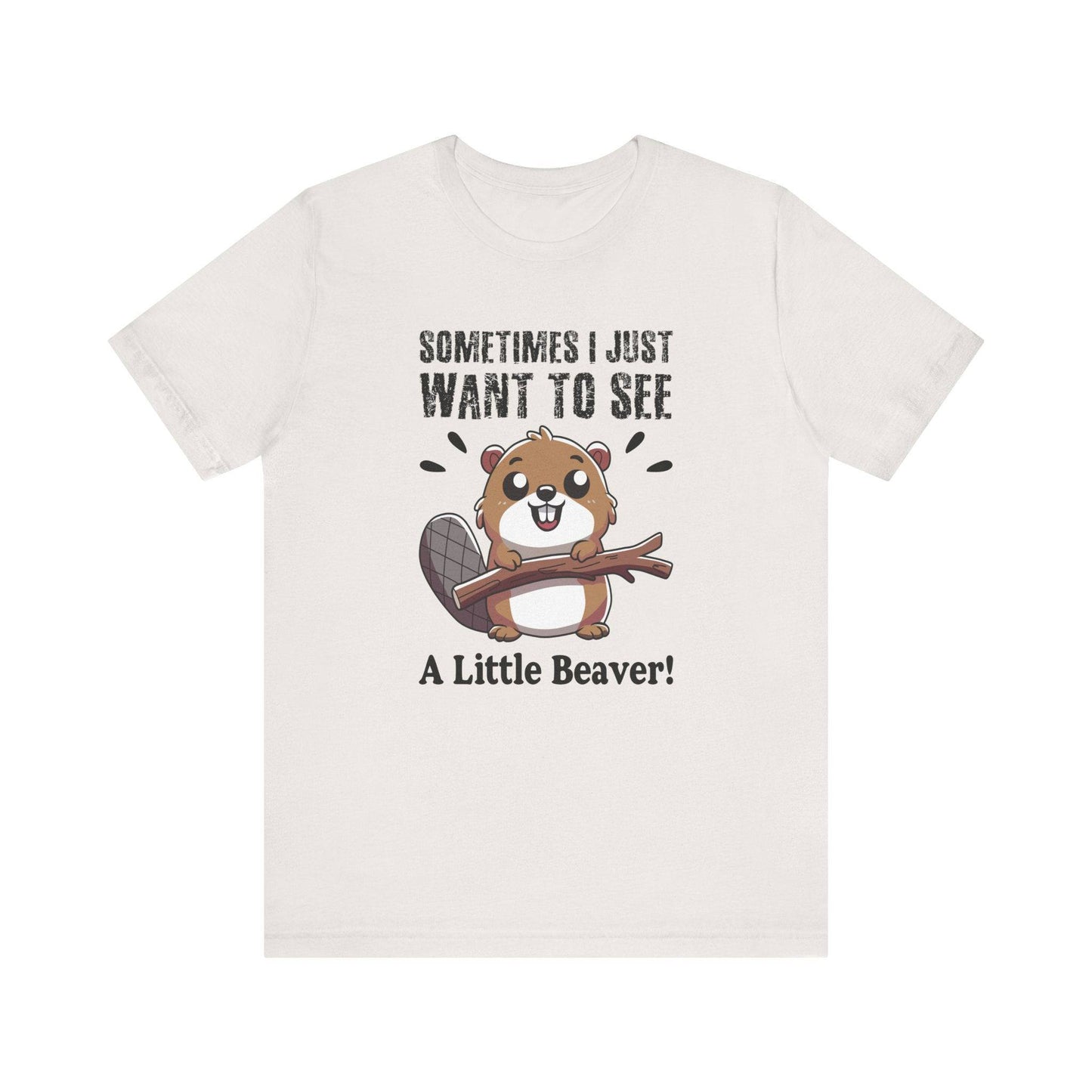 Funny Beaver T-Shirt - Cheeky Adult Humor Innuendo Tee - Goateez Style