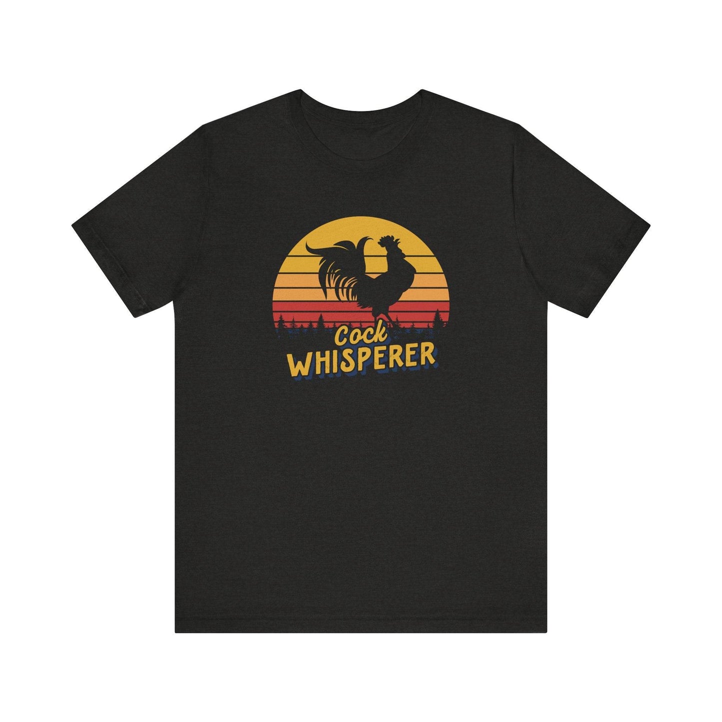 Funny Cock Whisperer T-Shirt - Retro Rooster Pun Tee - Goateez Style