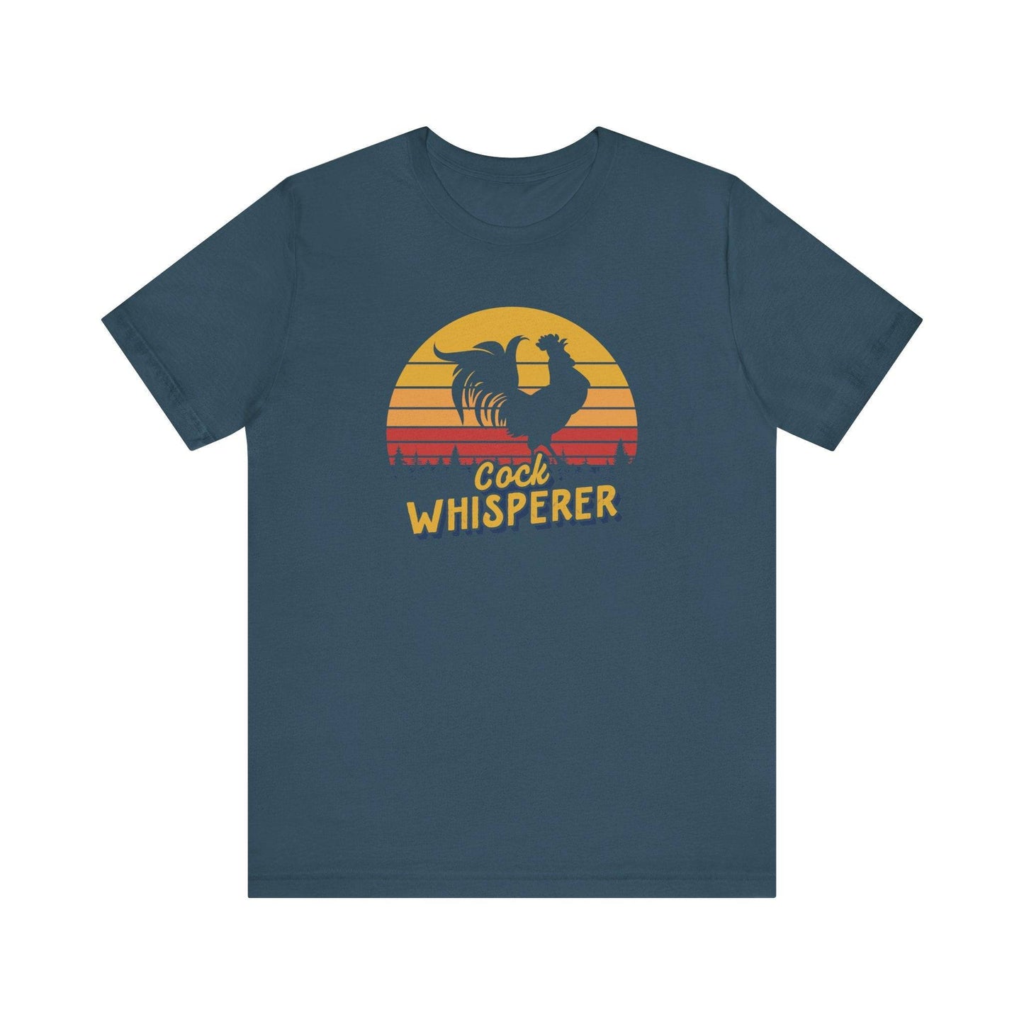 Funny Cock Whisperer T-Shirt - Retro Rooster Pun Tee - Goateez Style