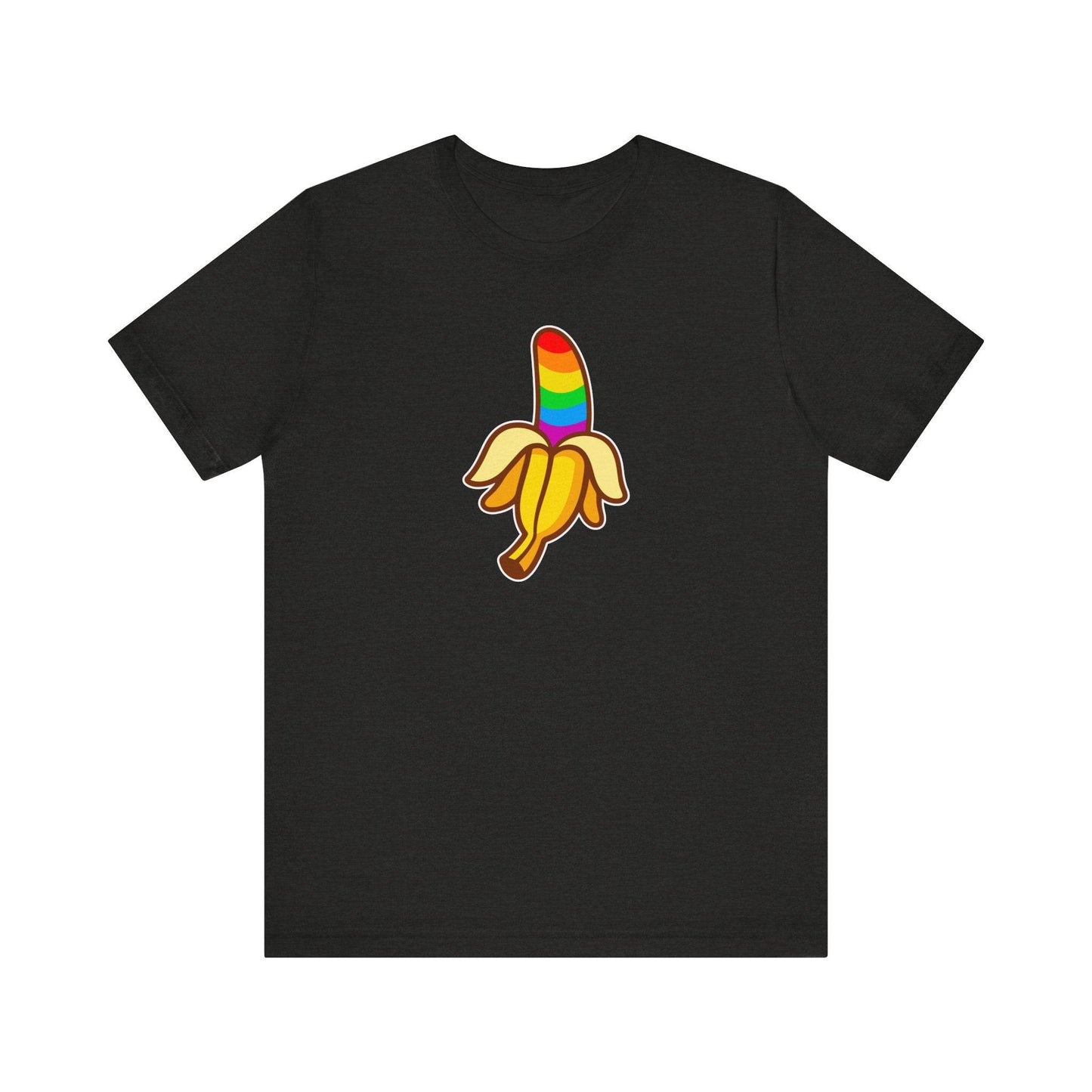 Funny Rainbow Banana LGBTQ Pride T-Shirt - Goateez Style