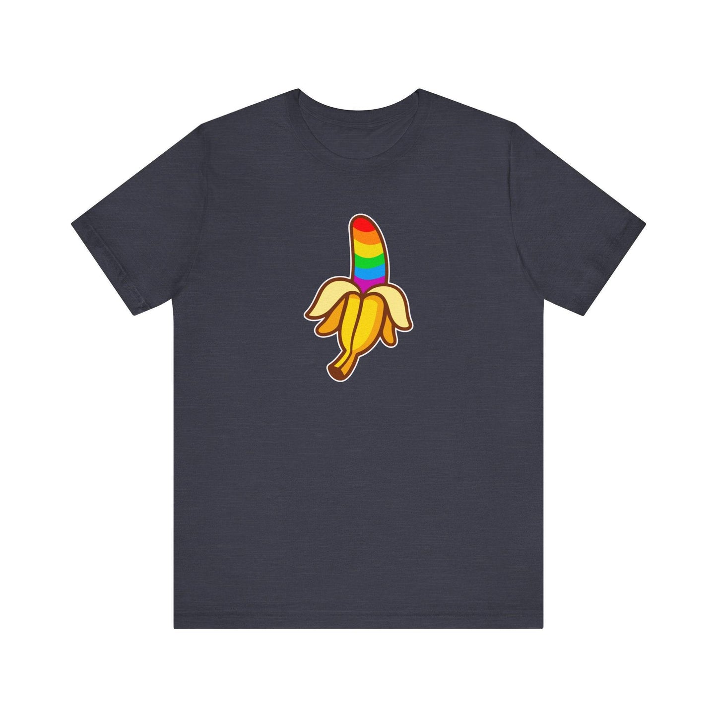 Funny Rainbow Banana LGBTQ Pride T-Shirt - Goateez Style