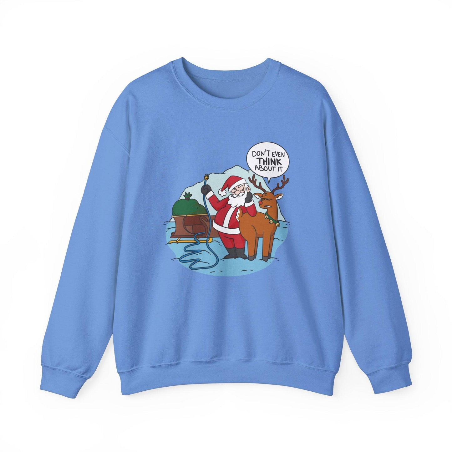 Funny Santa Reindeer Christmas Sweatshirt - Goateez Style