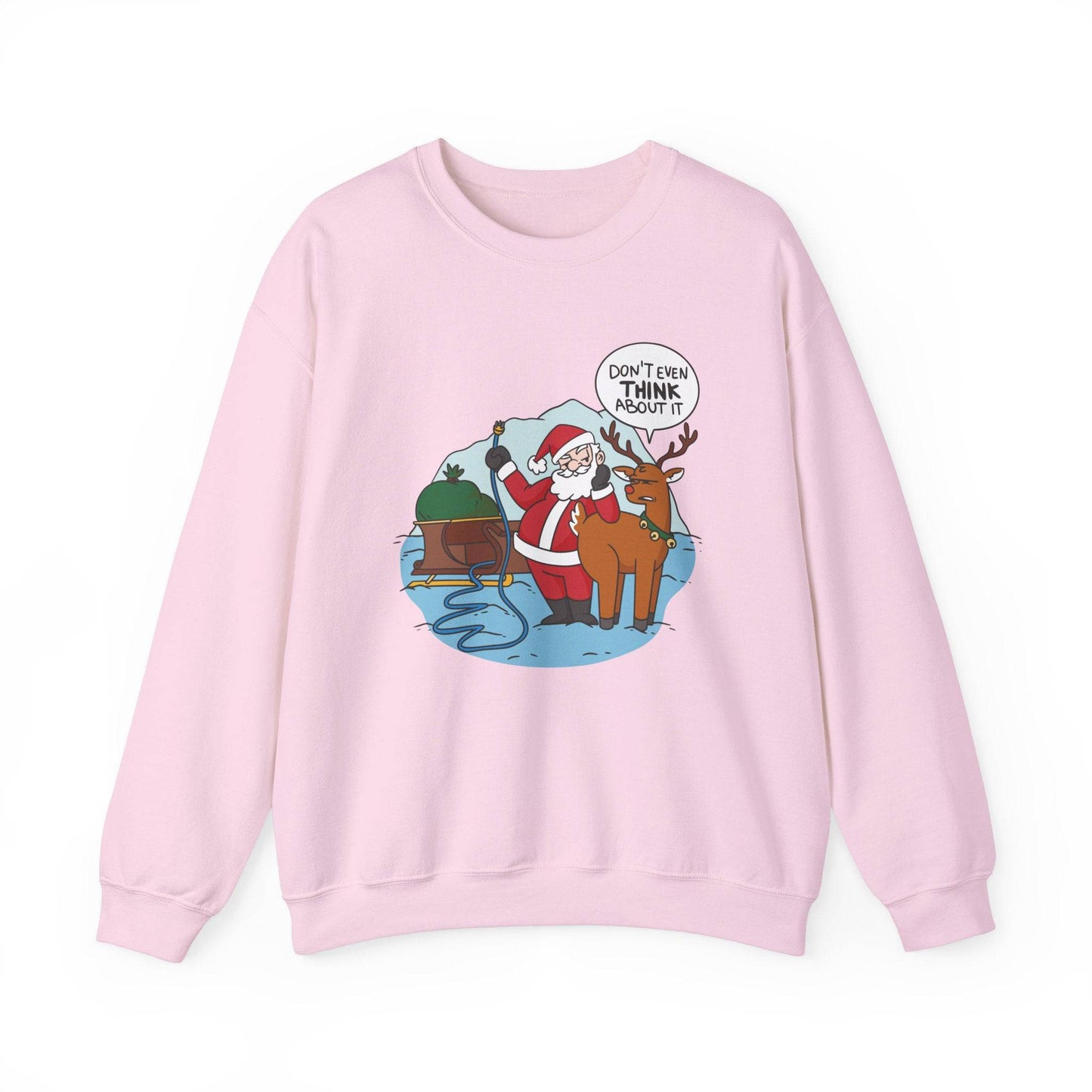 Funny Santa Reindeer Christmas Sweatshirt - Goateez Style