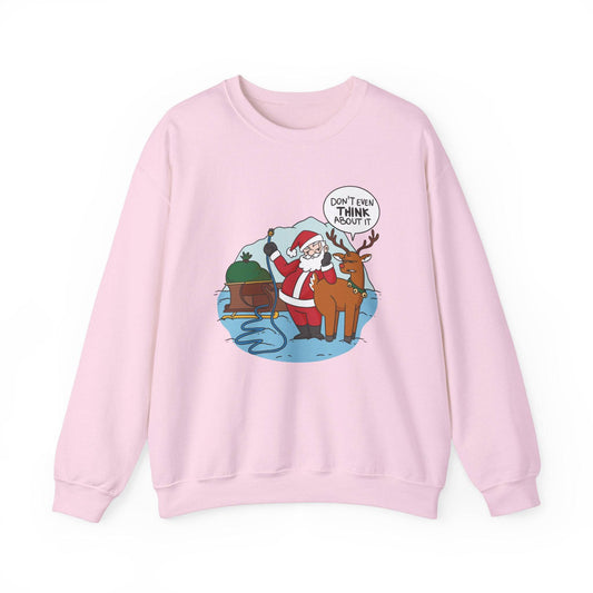 Funny Santa Reindeer Christmas Sweatshirt - Goateez Style