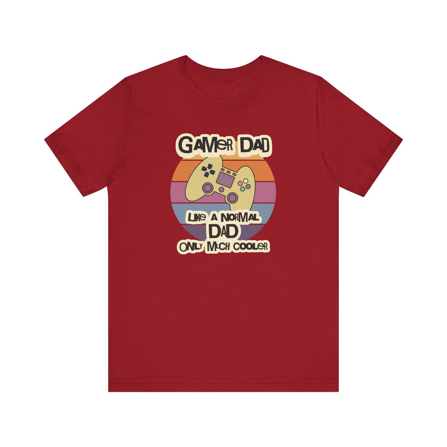 Gamer Dad T-Shirt - Like a Normal Dad, Only Much Cooler Gaming Tee - Goateez Style