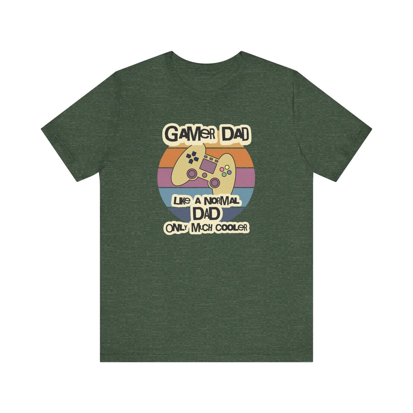 Gamer Dad T-Shirt - Like a Normal Dad, Only Much Cooler Gaming Tee - Goateez Style