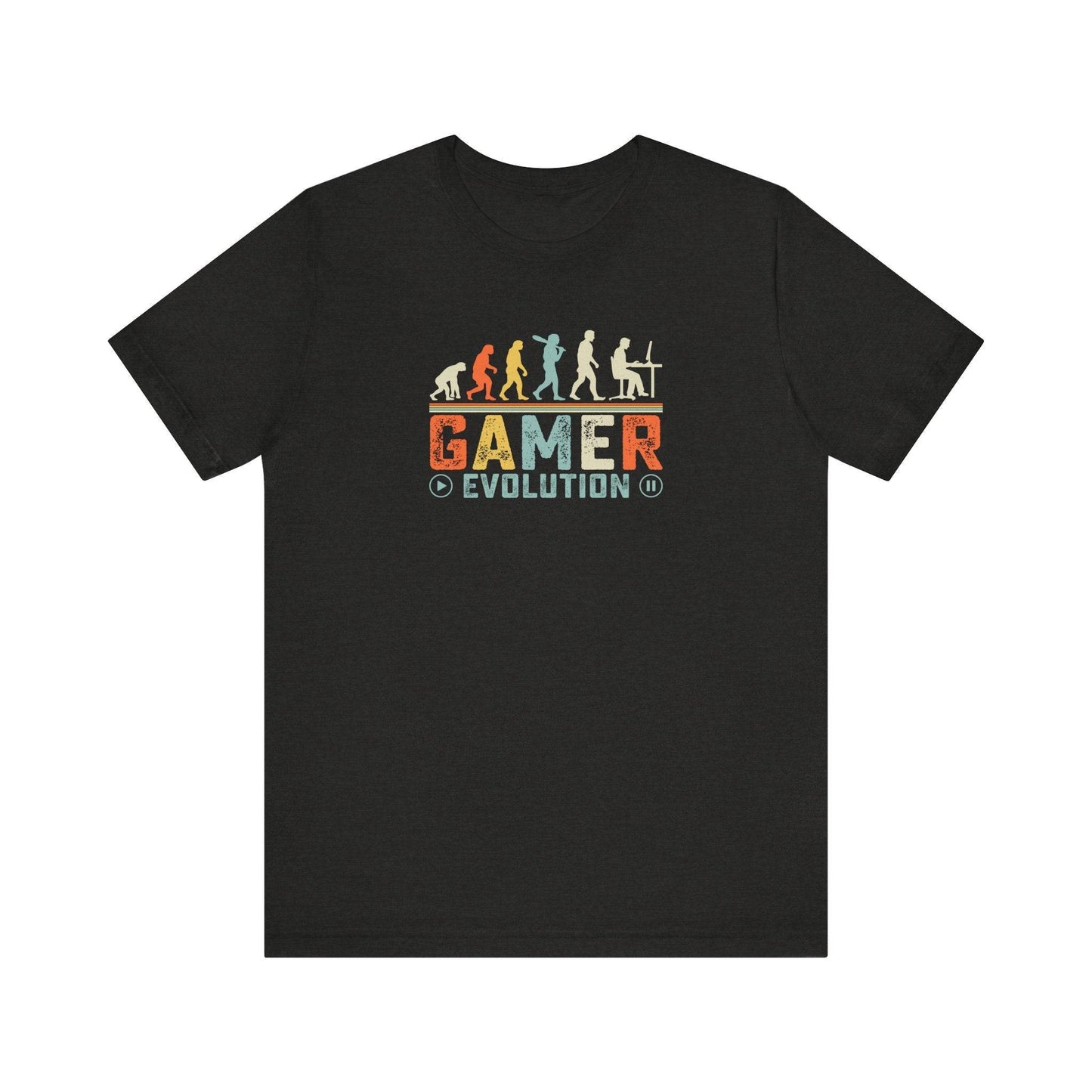 Gamer Evolution T-Shirt Funny Gaming Design - Goateez Style