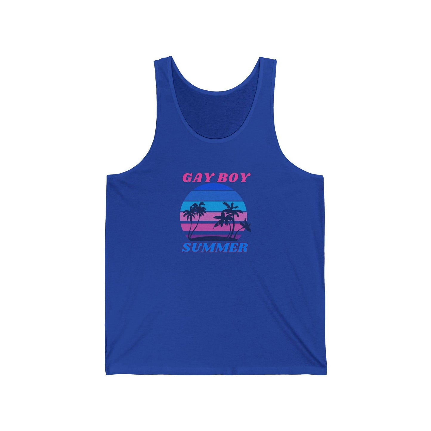 Gay Boy Summer Tank Top - Fun LGBTQ Beachwear & Festival Shirt - Goateez Style