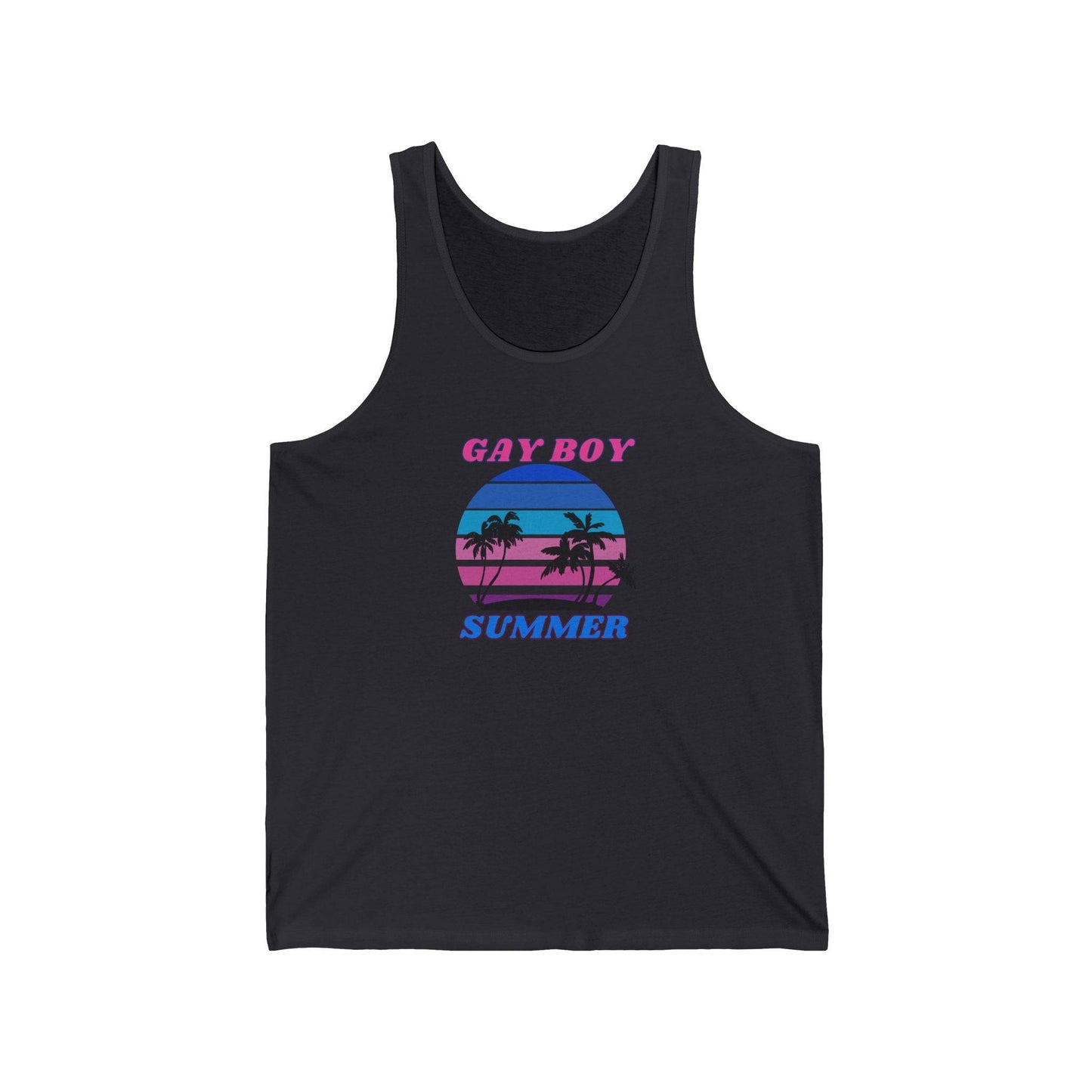 Gay Boy Summer Tank Top - Fun LGBTQ Beachwear & Festival Shirt - Goateez Style