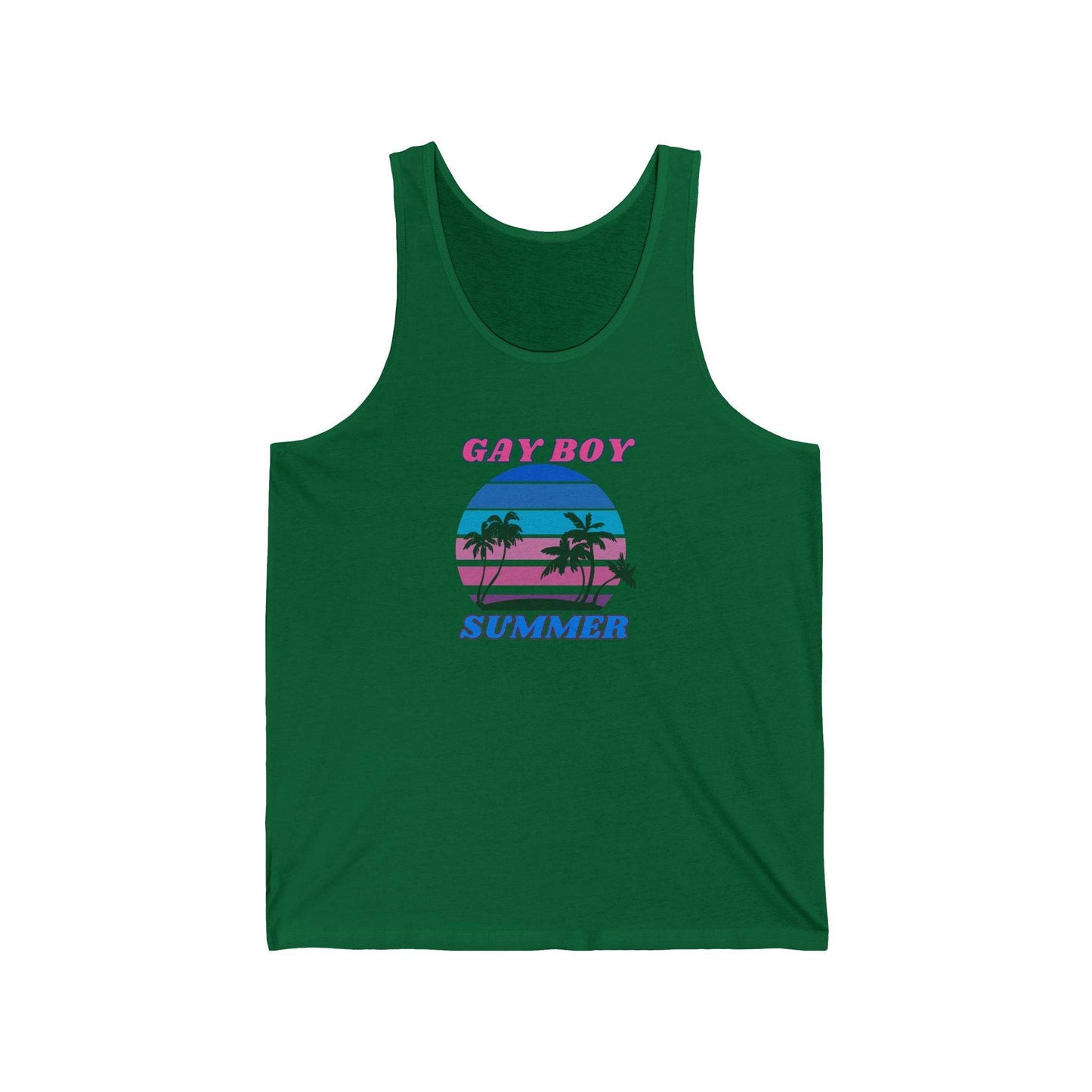 Gay Boy Summer Tank Top - Fun LGBTQ Beachwear & Festival Shirt - Goateez Style