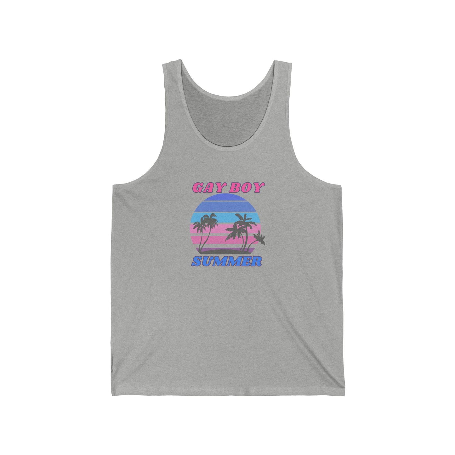 Gay Boy Summer Tank Top - Fun LGBTQ Beachwear & Festival Shirt - Goateez Style