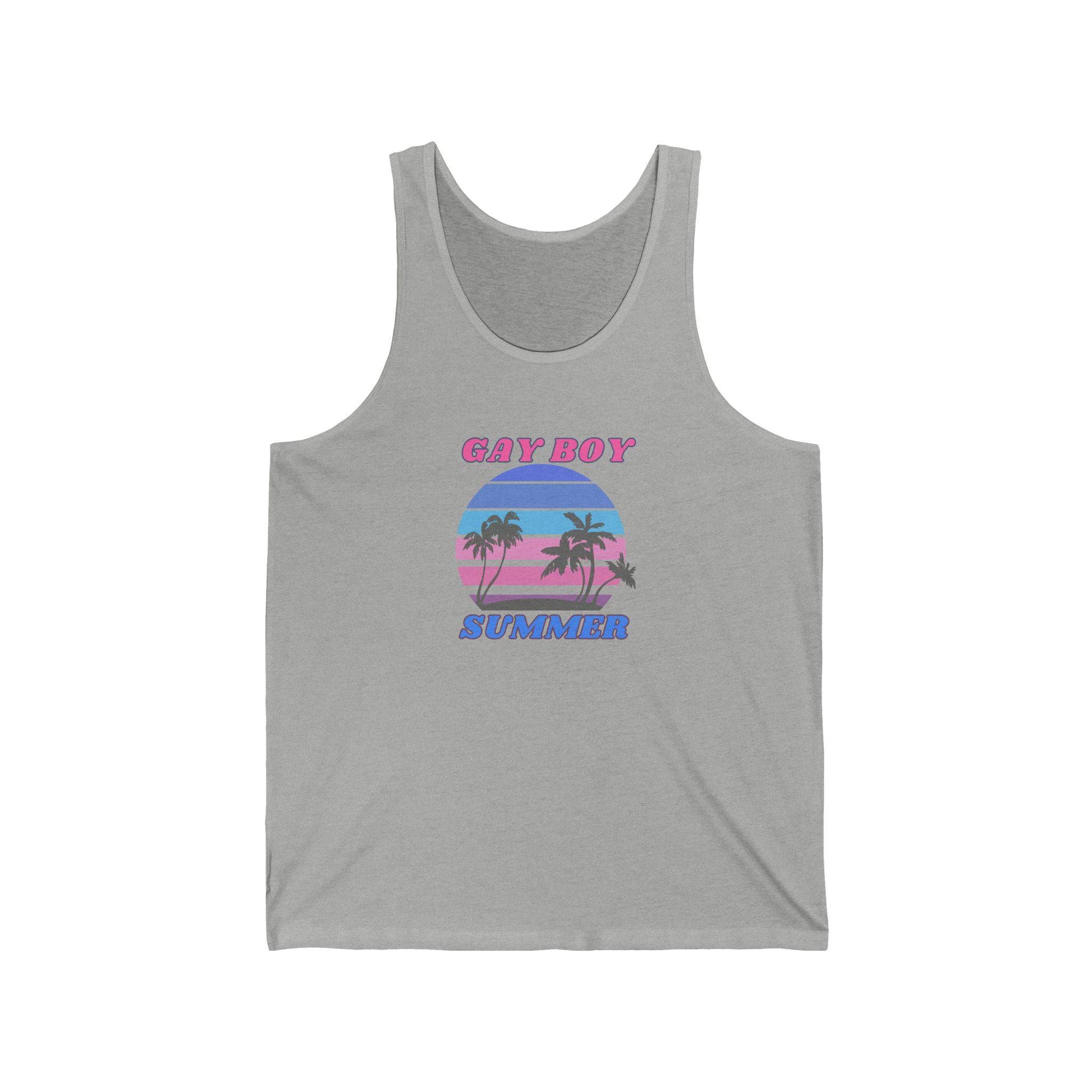 Gay Boy Summer Tank Top - Fun LGBTQ Beachwear & Festival Shirt - Goateez Style