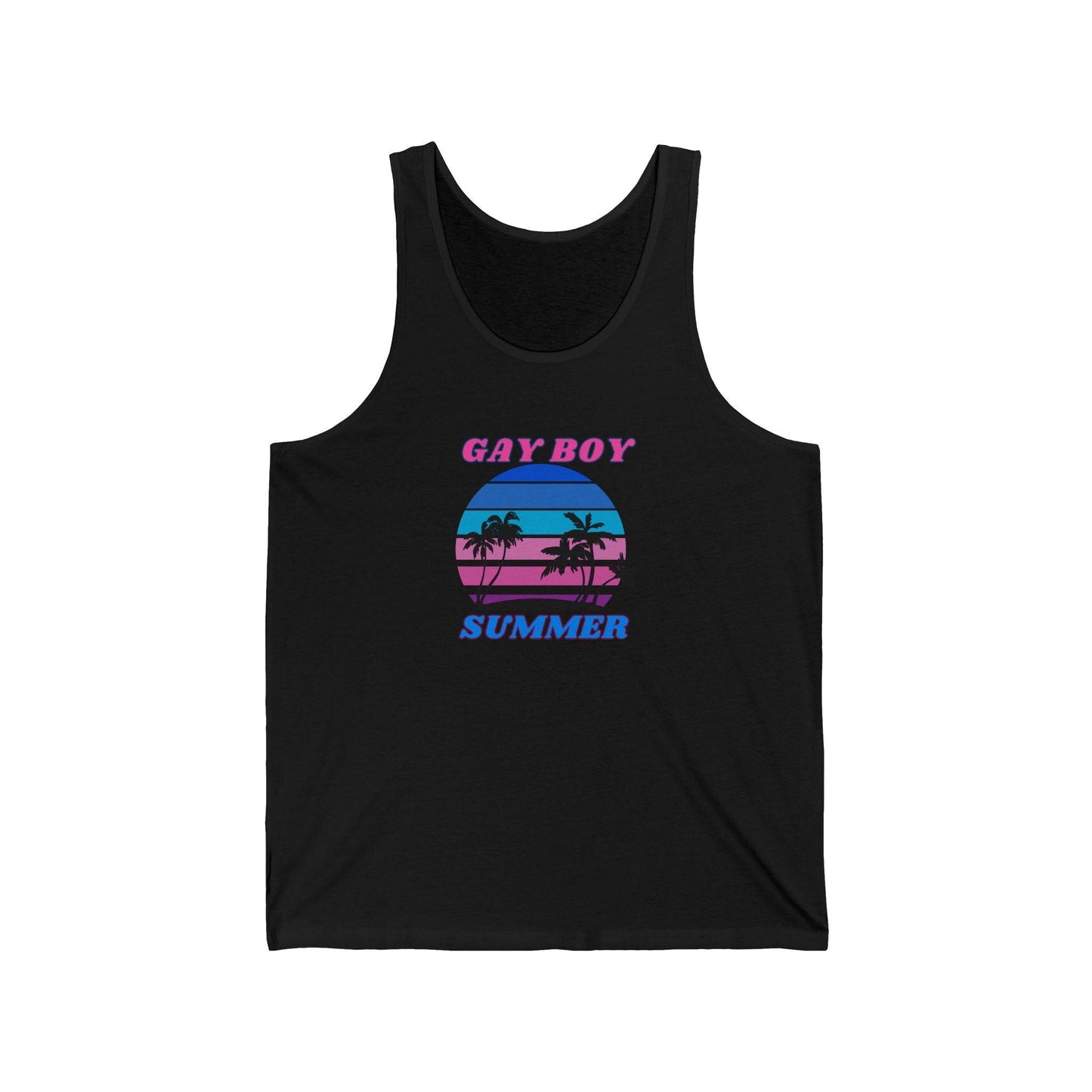 Gay Boy Summer Tank Top - Fun LGBTQ Beachwear & Festival Shirt - Goateez Style