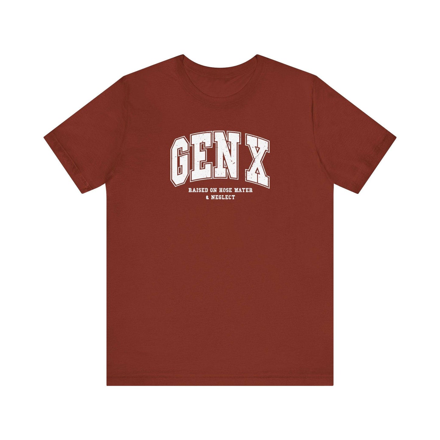 Gen X Raised on Hose Water and Neglect Funny Retro Tee - Goateez Style