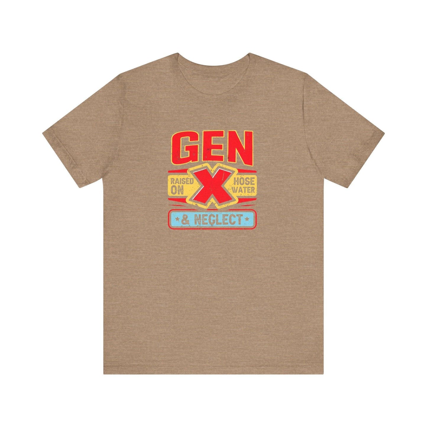 Gen X Raised on Hose Water and Neglect T-Shirt - Funny Nostalgic Design - Goateez Style