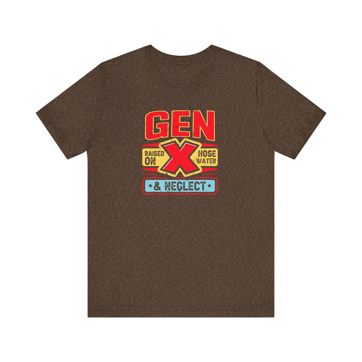 Gen X Raised on Hose Water and Neglect T-Shirt - Funny Nostalgic Design - Goateez Style