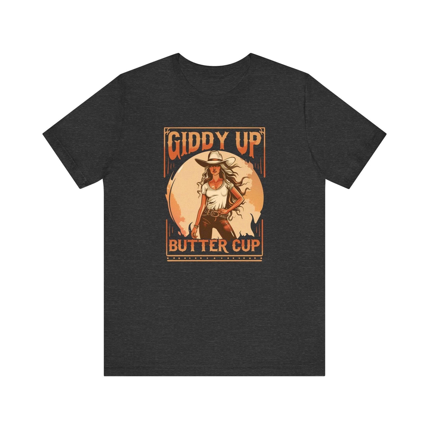 Giddy Up Buttercup T-Shirt - Western Cowgirl Tee - Goateez Style