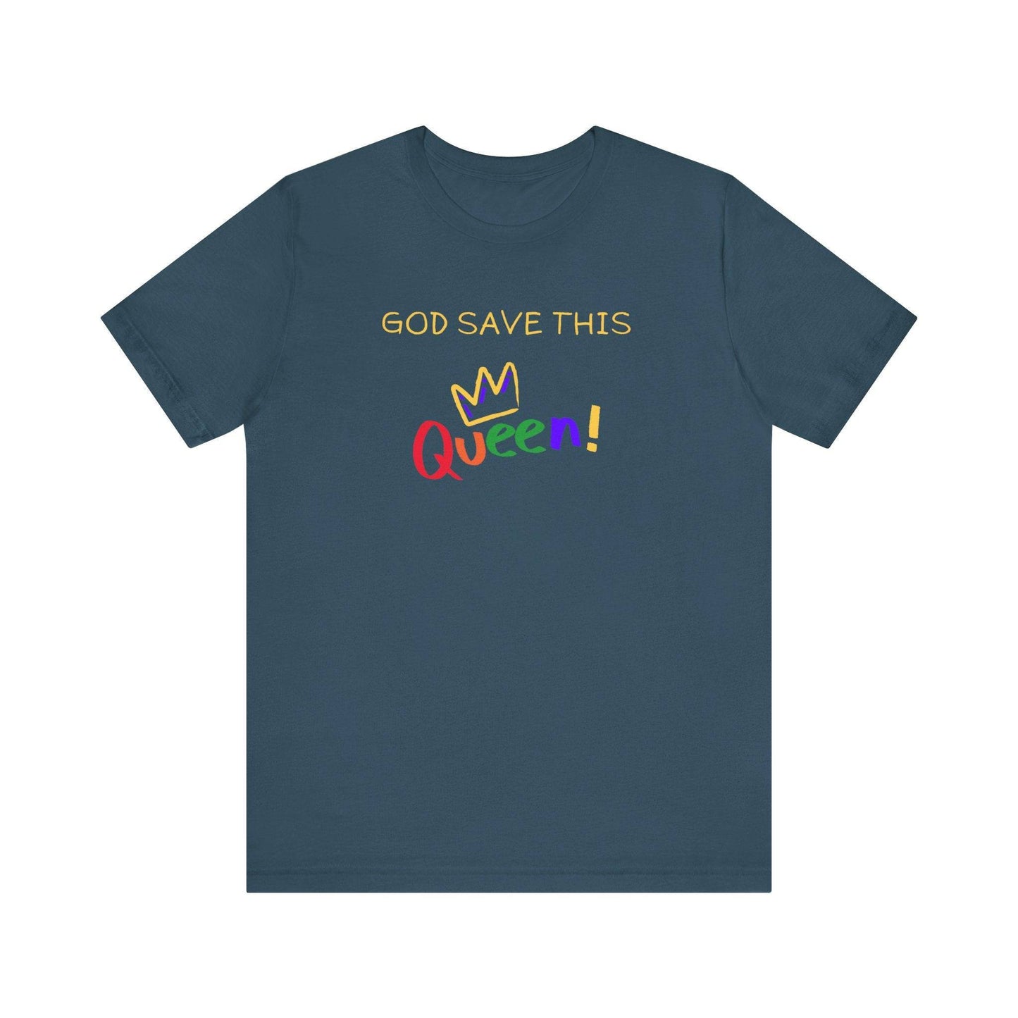 God Save This Queen T-Shirt - Rainbow Pride Tee - Goateez Style