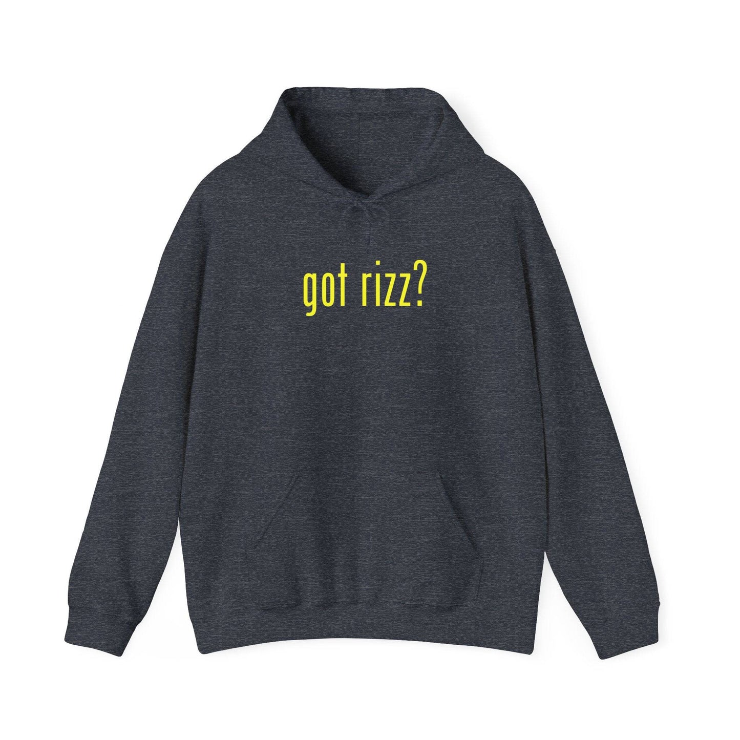 Got Rizz Hooded Sweatshirt - Fun and Trendy Statement Hoodie (Yellow Font) - Goateez Style