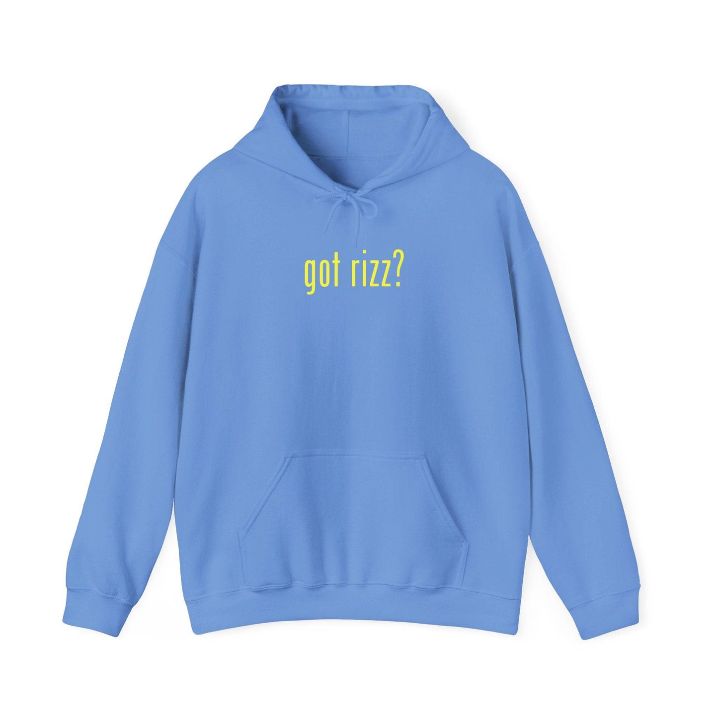 Got Rizz Hooded Sweatshirt - Fun and Trendy Statement Hoodie (Yellow Font) - Goateez Style