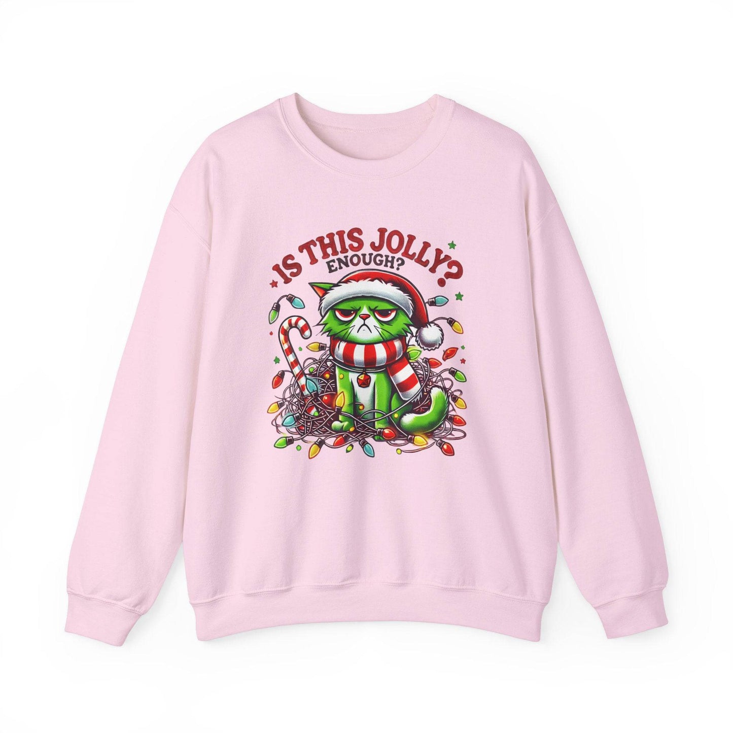 Grumpy Cat Christmas Sweatshirt Is This Jolly Enough Funny Holiday - Goateez Style