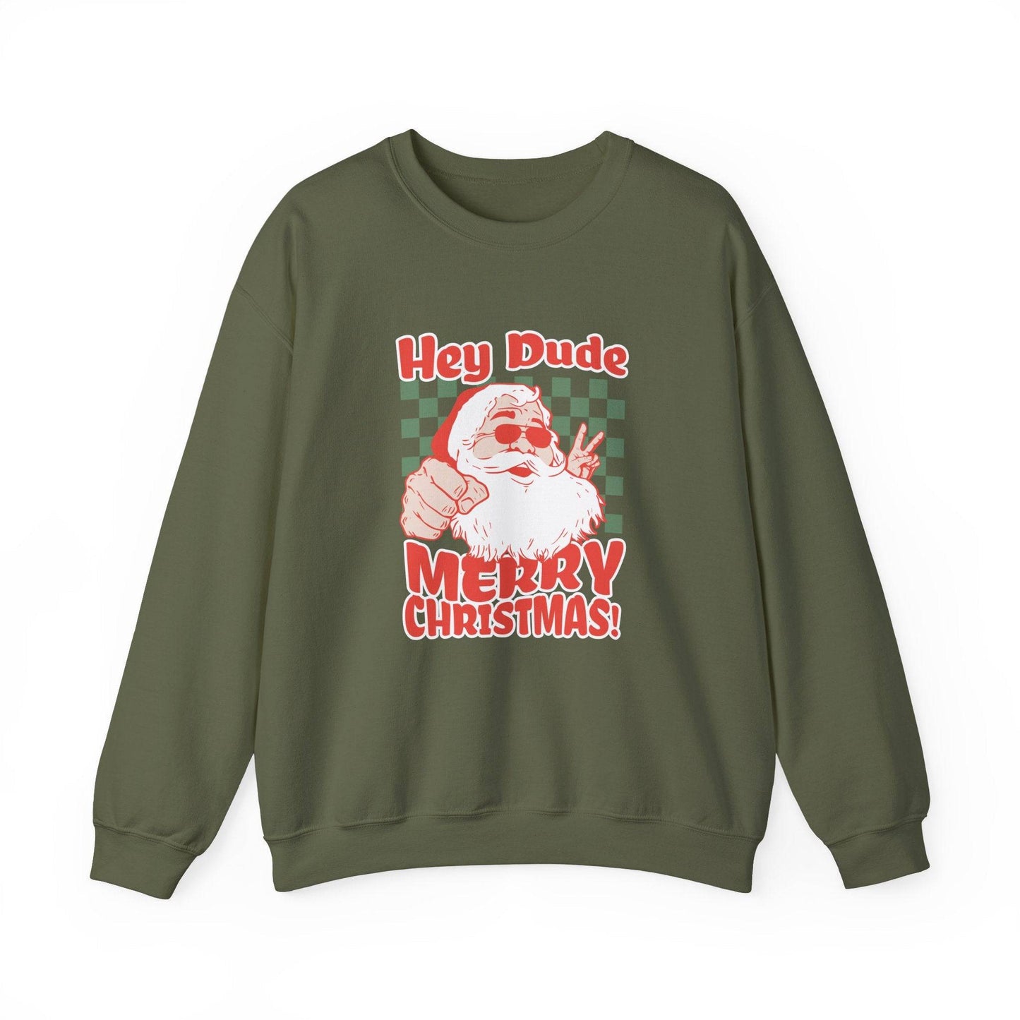 Hey Dude Merry Christmas Santa Sweatshirt - Goateez Style