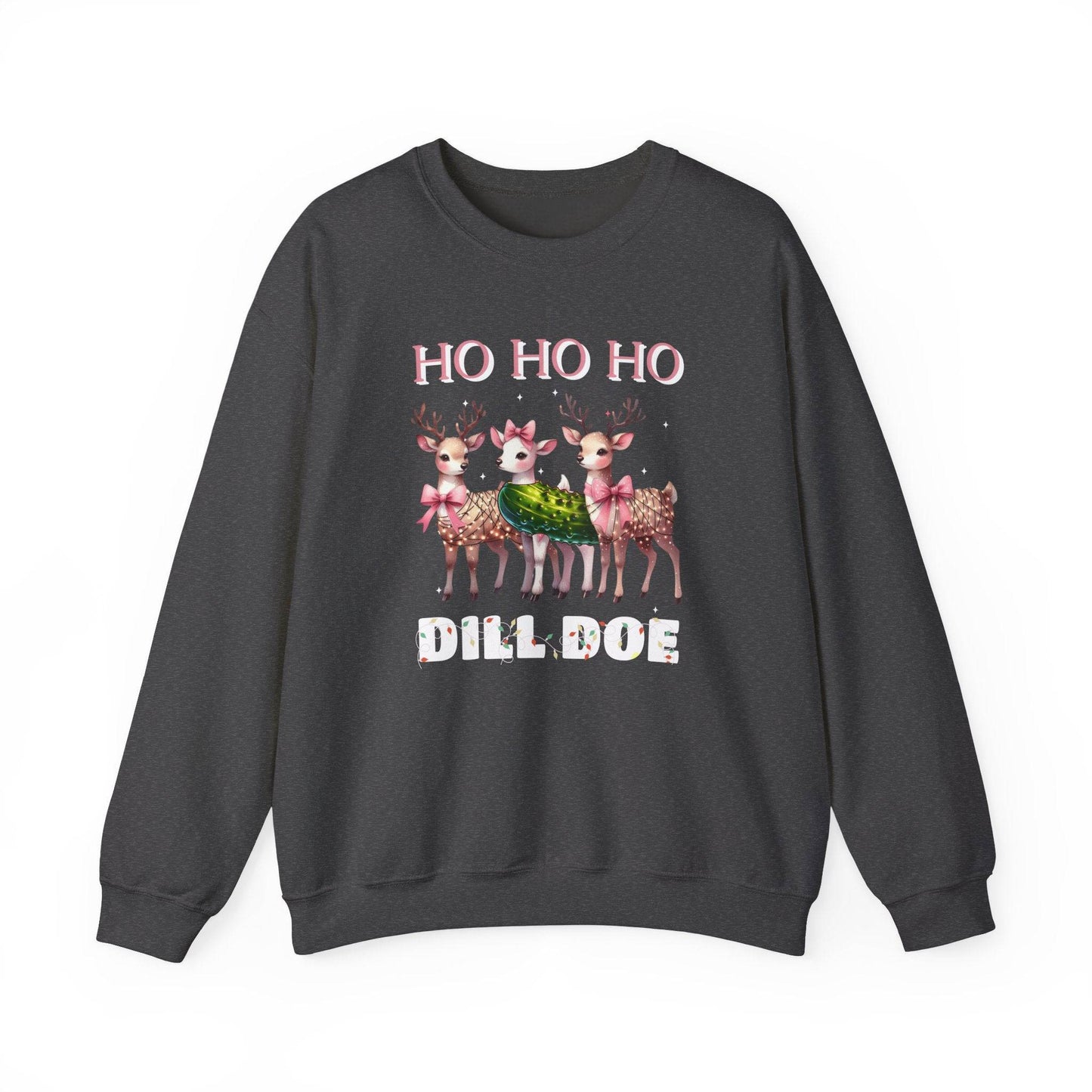 Ho Ho Ho Dill Doe Funny Christmas Sweatshirt - Goateez Style