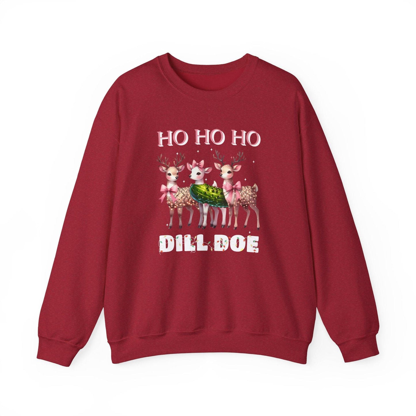 Ho Ho Ho Dill Doe Funny Christmas Sweatshirt - Goateez Style