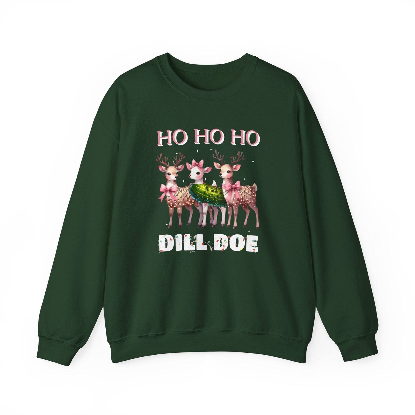 Ho Ho Ho Dill Doe Funny Christmas Sweatshirt - Goateez Style