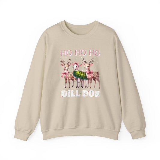 Ho Ho Ho Dill Doe Funny Christmas Sweatshirt - Goateez Style