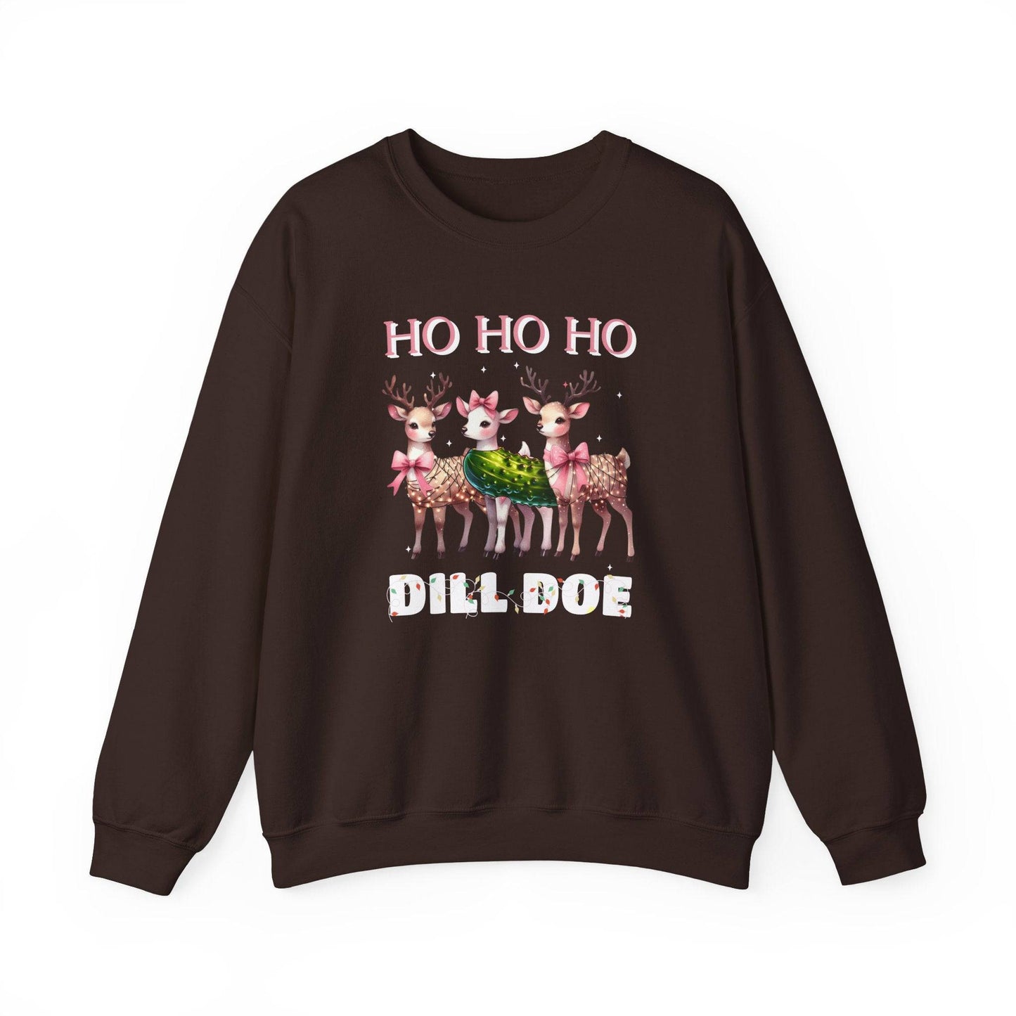 Ho Ho Ho Dill Doe Funny Christmas Sweatshirt - Goateez Style