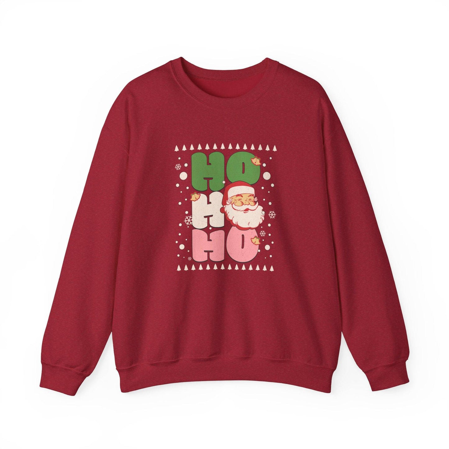 Ho Ho Ho Santa Sweatshirt - Fun Retro Christmas Design - Goateez Style