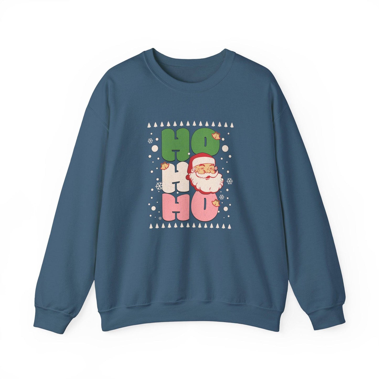 Ho Ho Ho Santa Sweatshirt - Fun Retro Christmas Design - Goateez Style