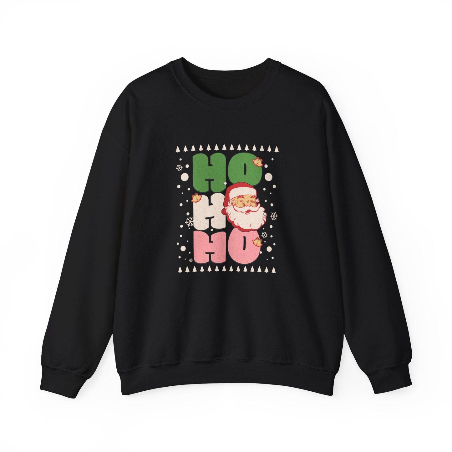 Ho Ho Ho Santa Sweatshirt - Fun Retro Christmas Design - Goateez Style
