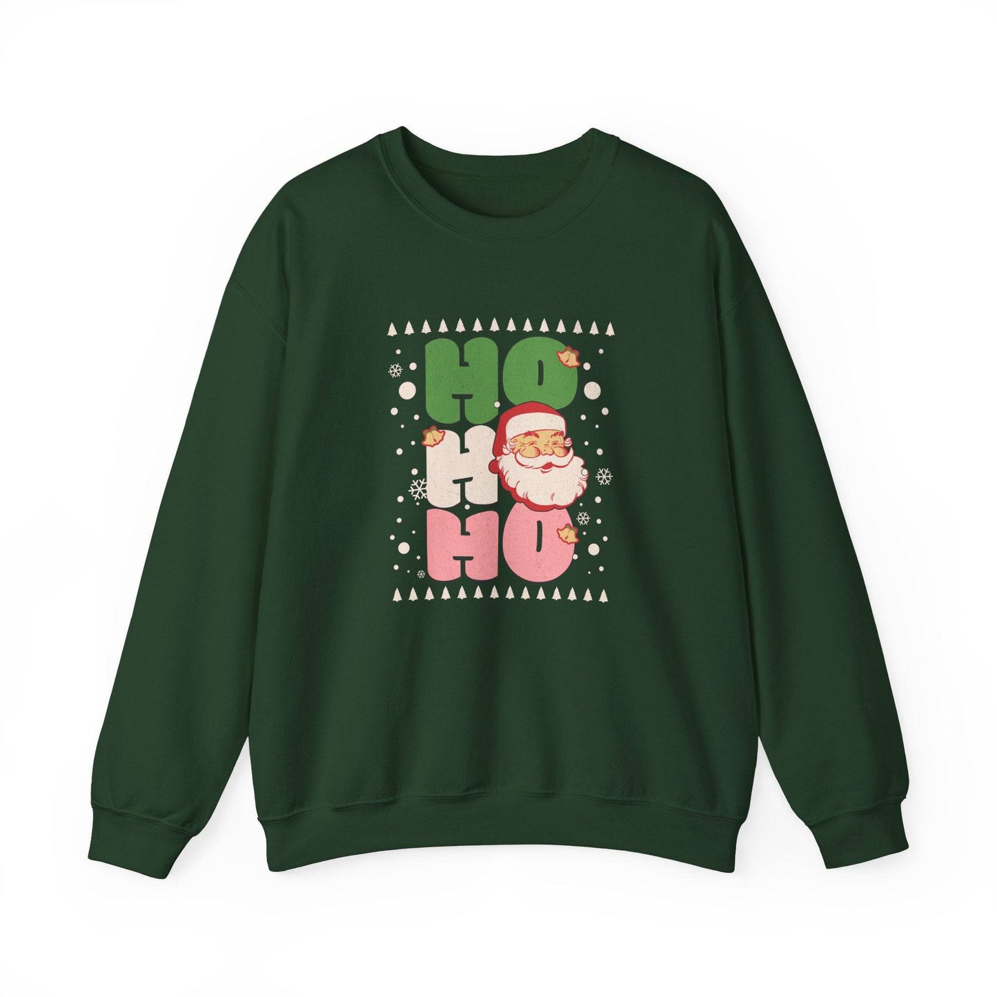 Ho Ho Ho Santa Sweatshirt - Fun Retro Christmas Design - Goateez Style