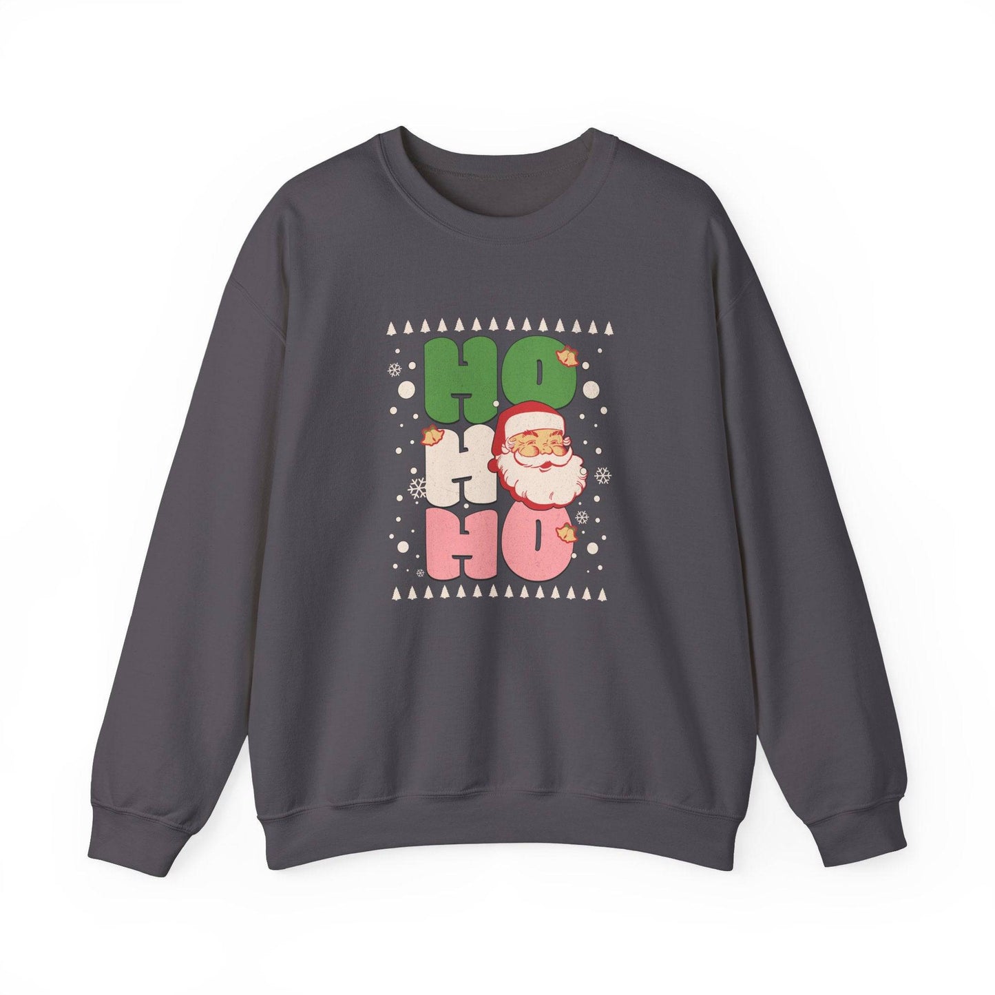 Ho Ho Ho Santa Sweatshirt - Fun Retro Christmas Design - Goateez Style