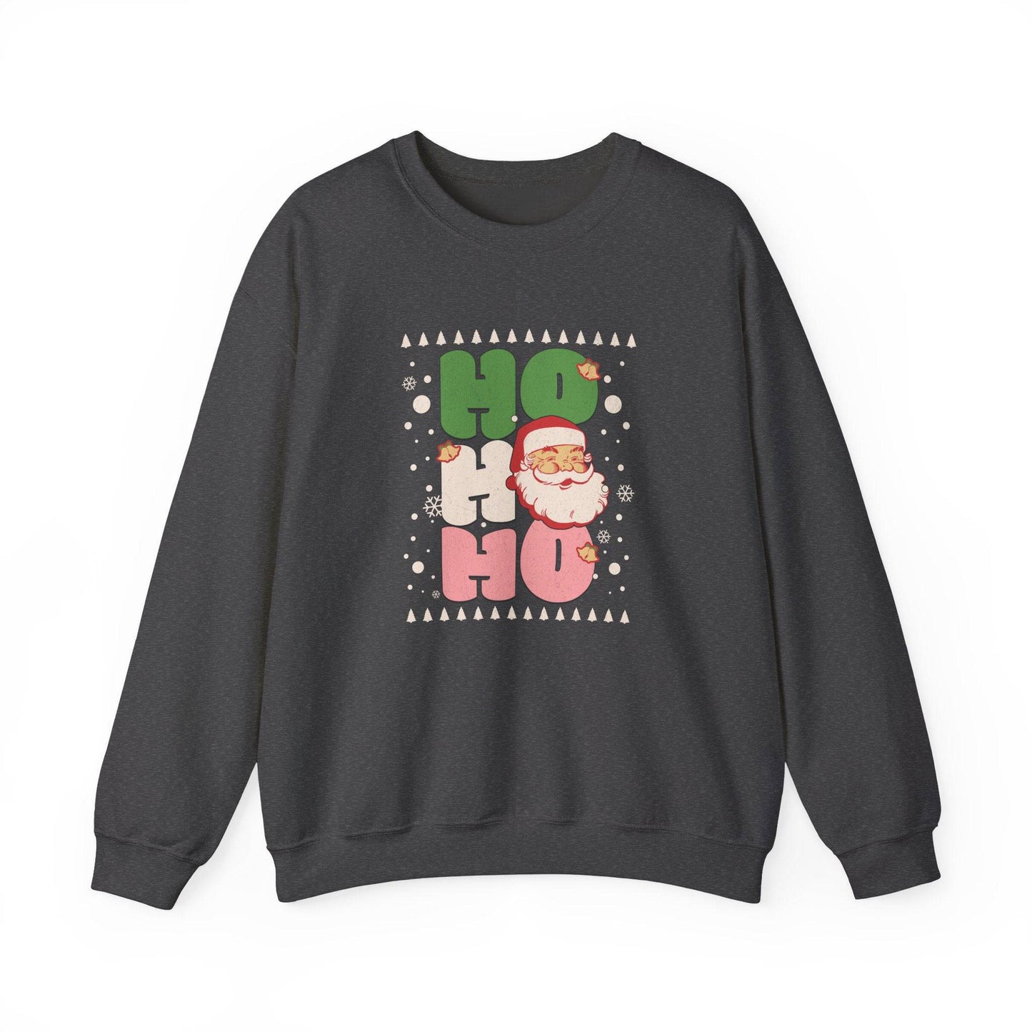 Ho Ho Ho Santa Sweatshirt - Fun Retro Christmas Design - Goateez Style